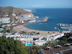 Panoramic view over Puerto Rico harbor