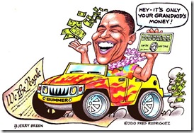 cartoon obama spending cartoon obama spending