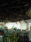 Coral Grill restaurant was absolutely stunning. The graphic black and white wallpaper was a dramatic contrast to the wooden ceiling beams. It'd be such a beautiful place for a wedding reception!