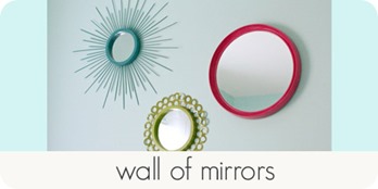wall of mirrors