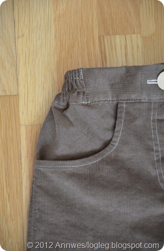 Tutorial: How to sew pockets in children's trousers