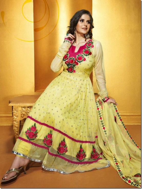 Zarine_Khan_Yellow_Salwar Zarine_Khan_Yellow_Salwar
