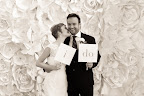 Alex and Lisa enjoying our photo booth from Smile Booth.