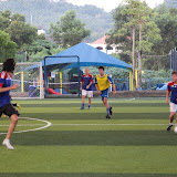Morning Star vs Shakers FC. 3-goal scorer Einar Bangstad on the attack!