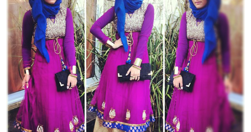 Rien Note: Semua tentang Hijab & Fashion "Biru Elektrik"