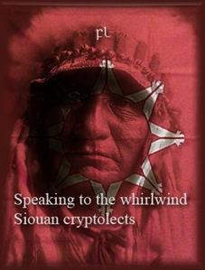 Speaking to the whirlwind - Siouan Cryptolects Cover