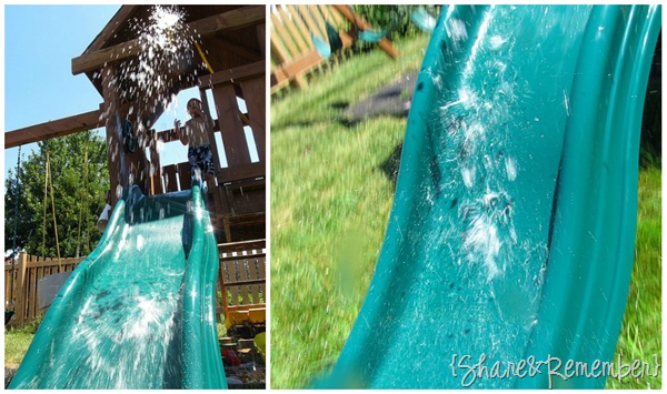 Homemade Water Slide 2