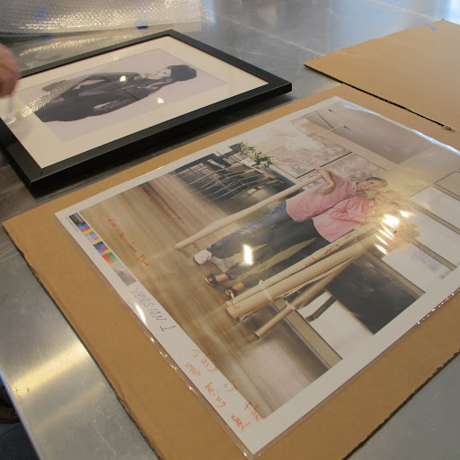 I wanted all of the frames in my office to match, so I brought in one of the Martha modeling frames.