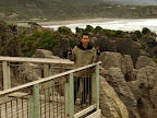 Punakaki pan cake rock
