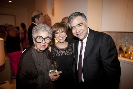 Sylvia Weinstock, Anne Barge, and Jonathan Scheer