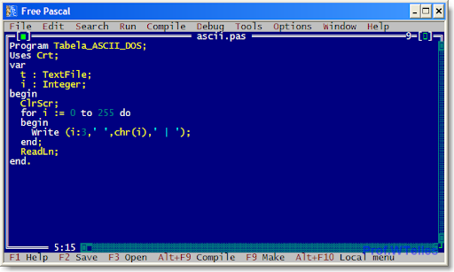 ASCII Pascal