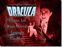 Dracula DVD Menu