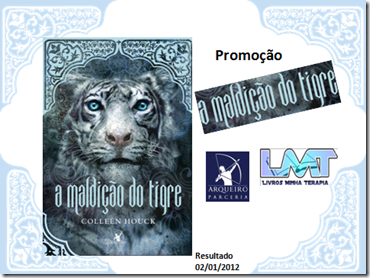 PROMO A MALDIÇÃO DO TIGRE PROMO A MALDIÇÃO DO TIGRE