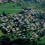 Der Campingplatz Eudenbach. Luftaufnahme aus dem Jahr 2000.