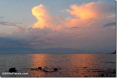 Clouds over Sea of Galilee, tb102904607