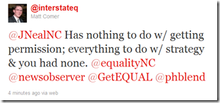 Twitter - @interstateq- @JNealNC Has nothing to do ..._1308766941125