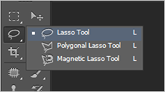 Select the Lasso Tool Select-the-Lasso-Tool