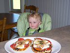 Chef Ethan and Sous Chef Becky's Double Pizza Delight