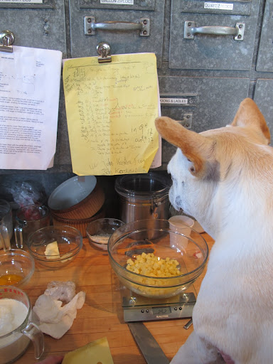I see that you brought a very fine recipe.  Is that Pierre's handwriting?