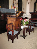 Sand floor at St. Thomas's Jewish Synagoge