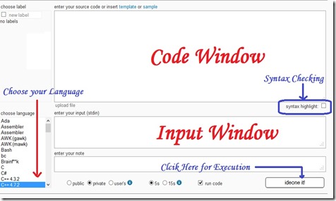 home page