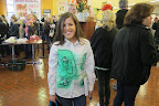 We like this poodle shirt that this young lady made herself.  Maybe she should make a Frenchie shirt, next!