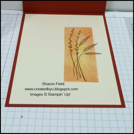 Our Creative Corner, OCCC, Challenge, Created by You, Sharon Field, Autumn Days, trinkets, wednesday card club, club, cards, masking, splitcoaststampers, layered window, tutorial, technique, tips, blog candy, comments
