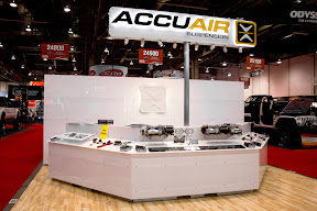 The NEW and improved AccuAir booth is bigger and better than ever