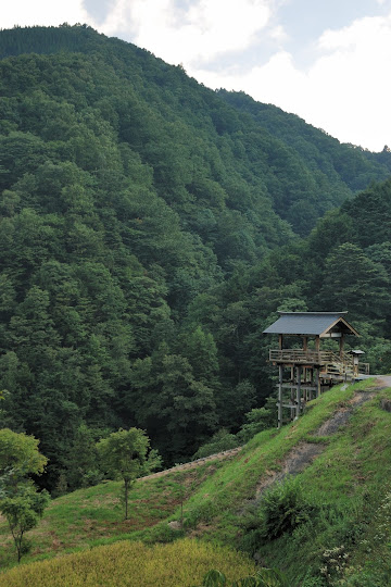 暮白の滝 滝見台