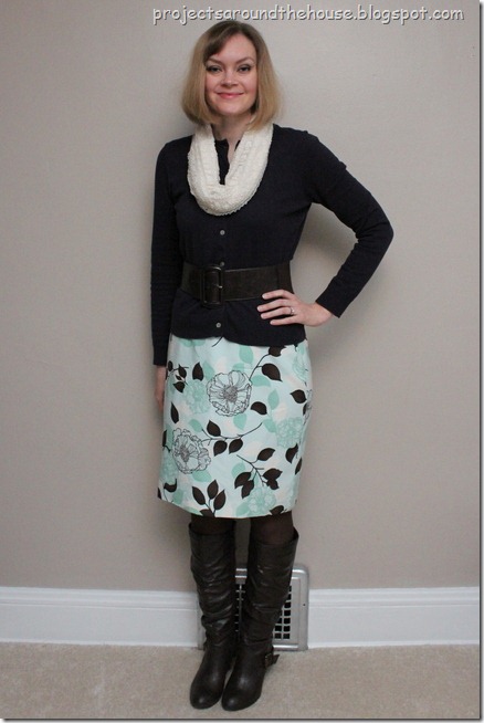 Lace Tee to Cowl Refashion Lace Tee to Cowl Refashion