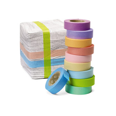 This tape comes in vibrant colors and is perfect for making quick labels. Washi Paper Masking Tape, $30 for 8 rolls, momastore.org [photo courtesy of MoMA Store]