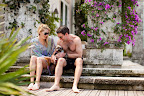 Vanessa and Gavin made time for their terrier, Bosley, before heading to the beach party on Friday. Vanessa and Gavin made time for their terrier, Bosley, before heading to the beach party on Friday.