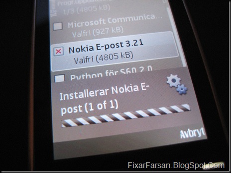 Nokia Telefonminnet phone memory slut rensa få tillbaka (10)
