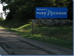 3619 Michigan I-69 North - border Welcome sign