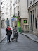 A silce of street life in Paris.