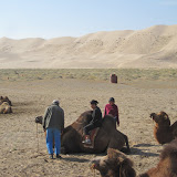 Amy having her check-out ride