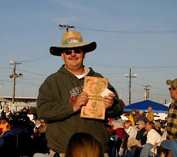 Tim Patton of Swamp Sauce Smokers - Fourth Place Ribs at Hog Happnin', Shelby, NC. 2006