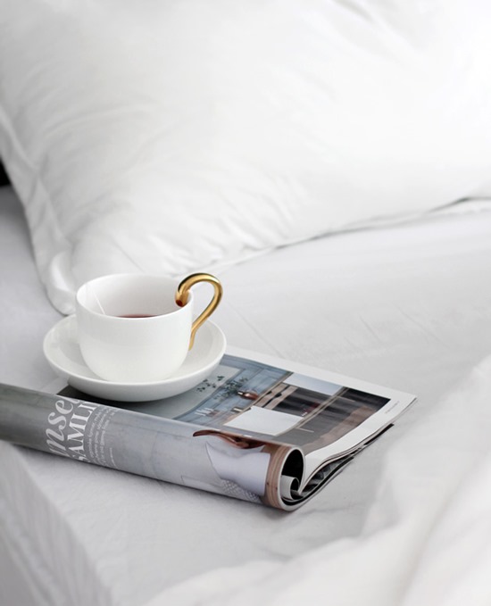 cup of tea in bed via stylizimo blog