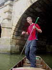 Punting under Magdalen Bridge