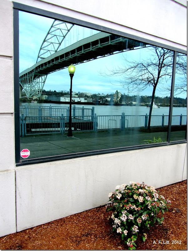 Bridge Window.  Portland, Oregon.  April 2, 2012.  Photo of the Day by A. F. Litt:  September 13, 2012.