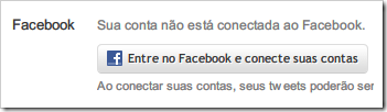 Entre no Facebook e conecte suas contas Entre no Facebook e conecte suas contas