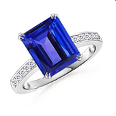 emerald-cut-tanzanite-and-diamond-ring