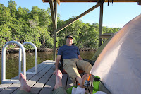 Jim relaxing at Joe River Photo