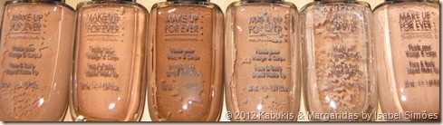 Face & Body Make Up For Ever Aplicação de Base