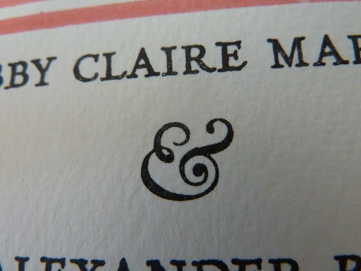 I heart this ampersand a lot.