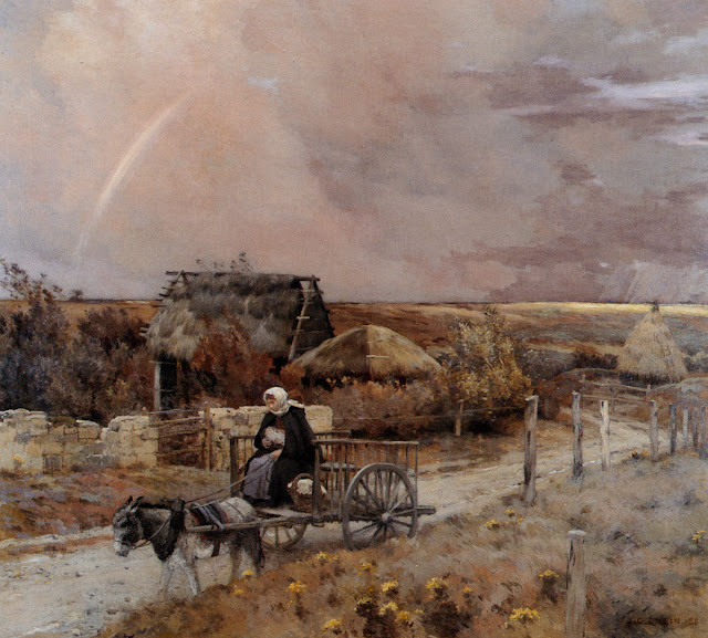 Jean Charles Cazin: Naturalismo, paisaje con figuras
