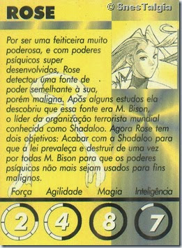 Rose 2 - Card Street Fighter Zero 2