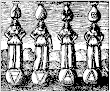 Mylius Philosophia Reformata Fig 02 Four Woman Or Goddesses Stand Balancing Upon Spheres