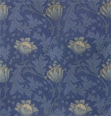 morris & co anenome blue