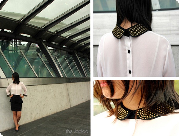 Target Back To Work - Studded Collar Shirt by Tokyo Doll, Peplum Skirt - Hot Options (1) Target Back To Work - Studded Collar Shirt by Tokyo Doll, Peplum Skirt - Hot Options (1)